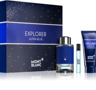Mont Blanc Explorer Ultra Blue Giftset 3pc